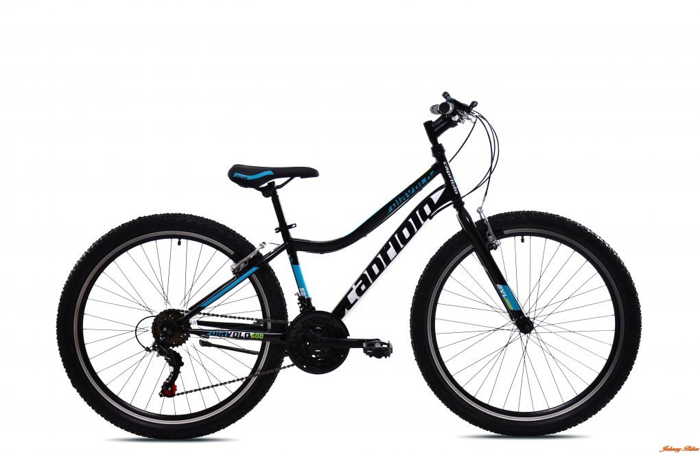 Capriolo Diavolo 600 26" gyermek MTB kerékpár 14" Fekete-Kék