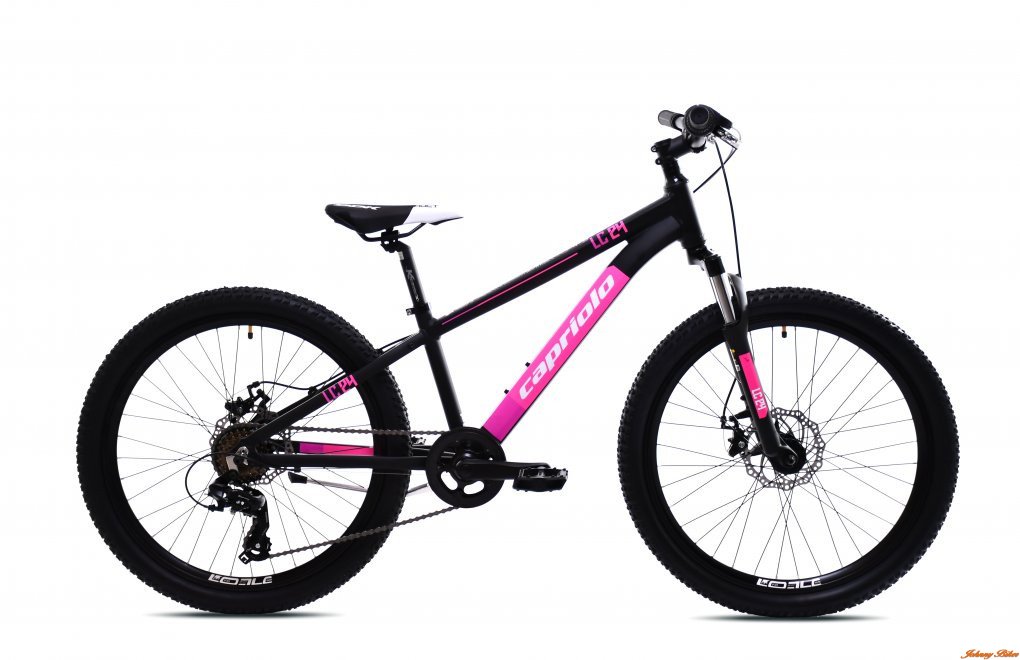 Capriolo LC KID 240 24" gyerek kerékpár Fekete-Pink
