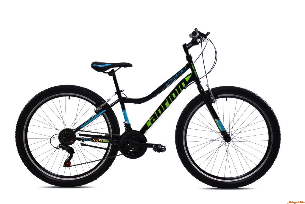 Capriolo Diavolo 600 26" férfi MTB kerékpár 17" Fekete-Zöld