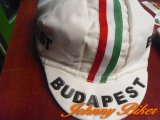 Budapest kerékpáros sapka fehér