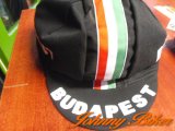 Budapest kerékpáros sapka fekete